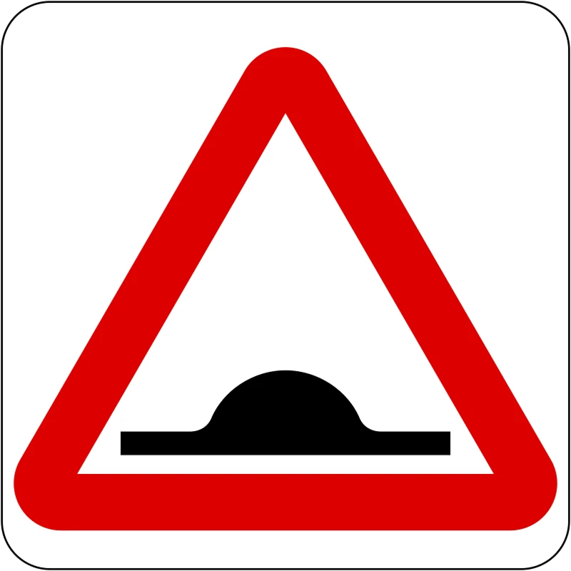 Road Hump Sign